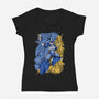 Robot X-womens v-neck tee-Guilherme magno de oliveira