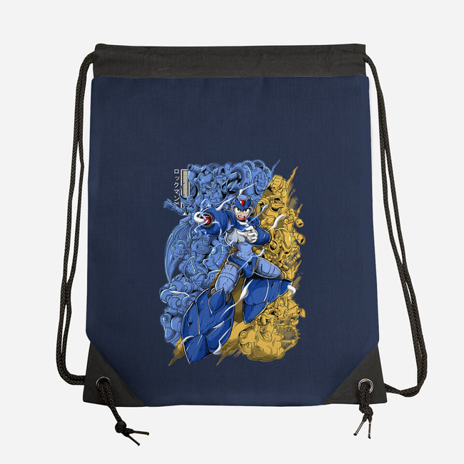 Robot X-none drawstring bag-Guilherme magno de oliveira