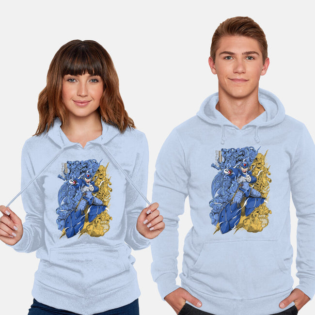 Robot X-unisex pullover sweatshirt-Guilherme magno de oliveira