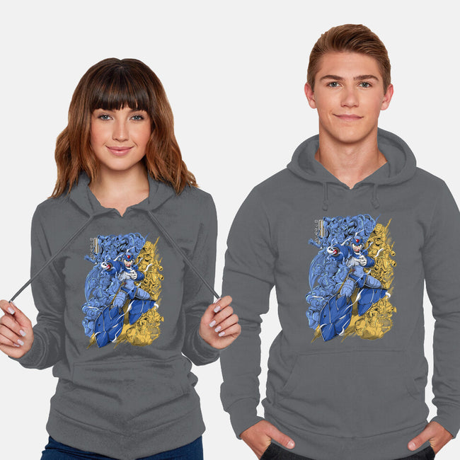 Robot X-unisex pullover sweatshirt-Guilherme magno de oliveira