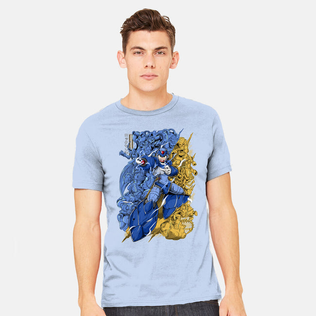 Robot X-mens heavyweight tee-Guilherme magno de oliveira