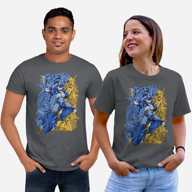 Robot X-unisex basic tee-Guilherme magno de oliveira