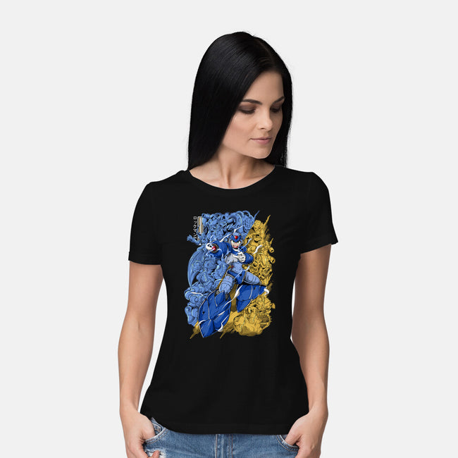 Robot X-womens basic tee-Guilherme magno de oliveira