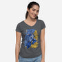 Robot X-womens v-neck tee-Guilherme magno de oliveira