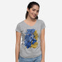 Robot X-womens v-neck tee-Guilherme magno de oliveira