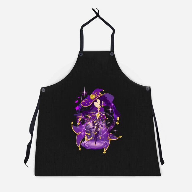Astral Reflection Mona-unisex kitchen apron-hypertwenty