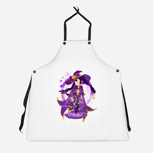 Astral Reflection Mona-unisex kitchen apron-hypertwenty