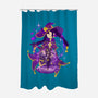 Astral Reflection Mona-none polyester shower curtain-hypertwenty