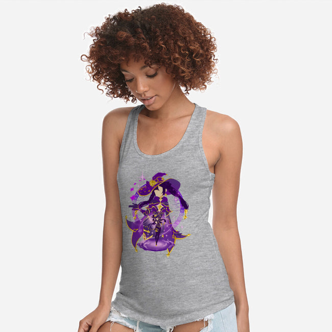 Astral Reflection Mona-womens racerback tank-hypertwenty