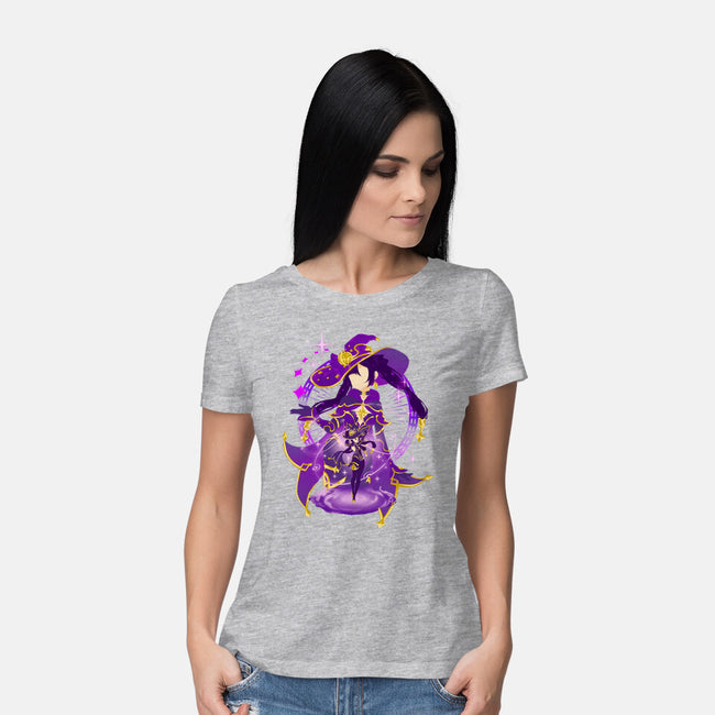 Astral Reflection Mona-womens basic tee-hypertwenty