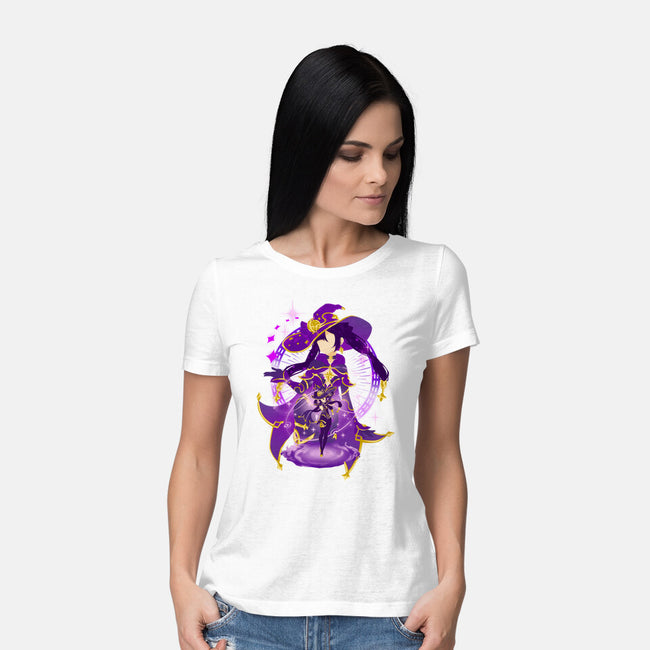 Astral Reflection Mona-womens basic tee-hypertwenty