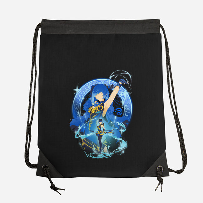 Valley Orchid Yelan-none drawstring bag-hypertwenty