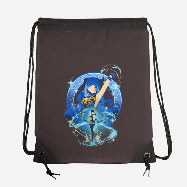 Valley Orchid Yelan-none drawstring bag-hypertwenty