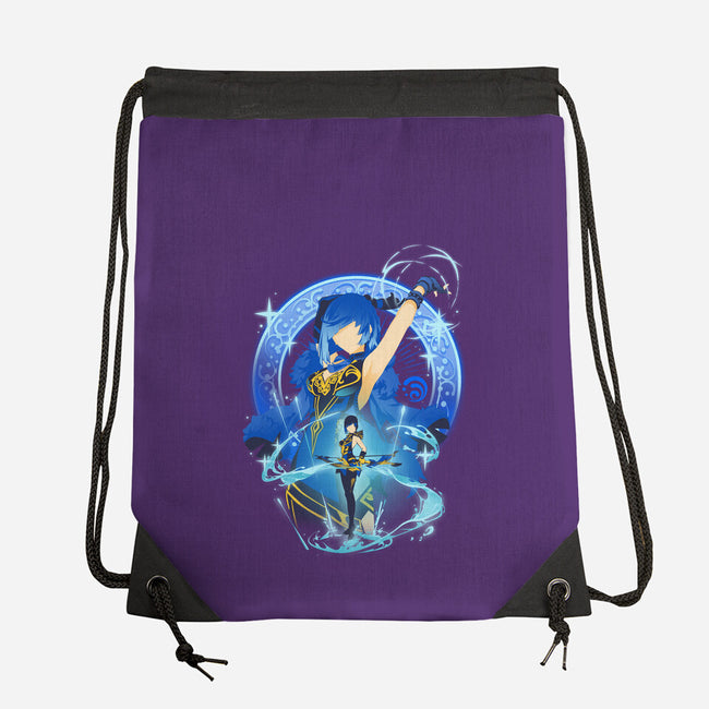 Valley Orchid Yelan-none drawstring bag-hypertwenty