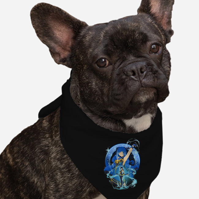 Valley Orchid Yelan-dog bandana pet collar-hypertwenty