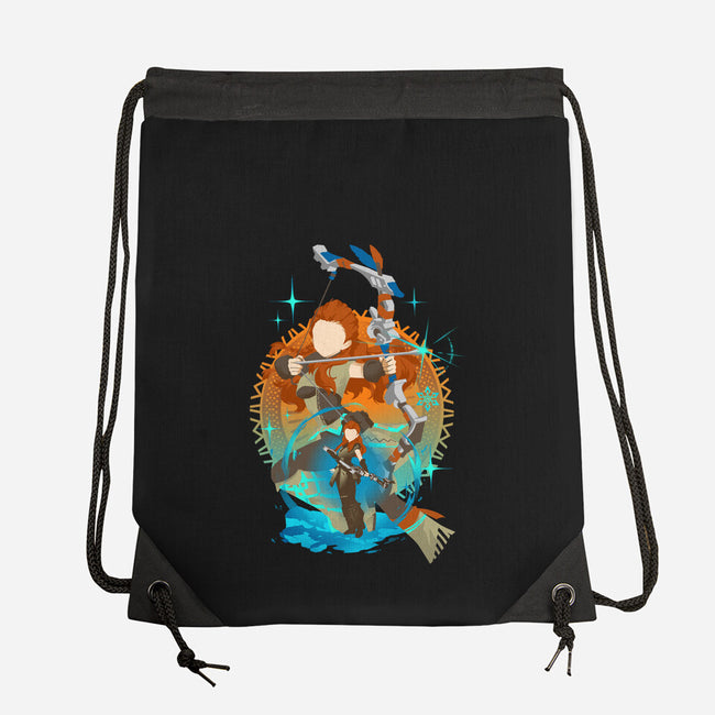Savior From Another World-none drawstring bag-hypertwenty