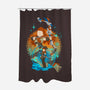 Savior From Another World-none polyester shower curtain-hypertwenty