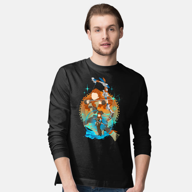 Savior From Another World-mens long sleeved tee-hypertwenty