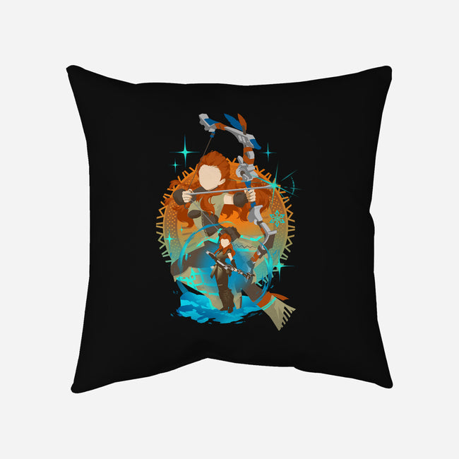 Savior From Another World-none removable cover w insert throw pillow-hypertwenty