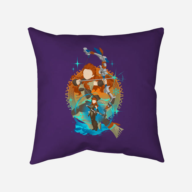 Savior From Another World-none removable cover w insert throw pillow-hypertwenty
