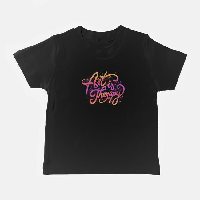 Art Is Therapy-baby basic tee-tobefonseca