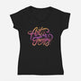 Art Is Therapy-womens v-neck tee-tobefonseca