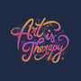 Art Is Therapy-none fleece blanket-tobefonseca
