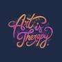 Art Is Therapy-womens basic tee-tobefonseca