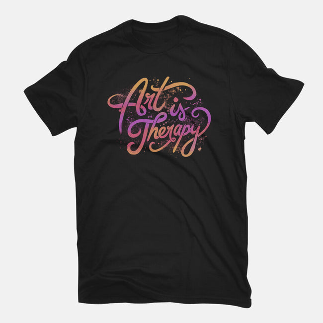 Art Is Therapy-womens basic tee-tobefonseca
