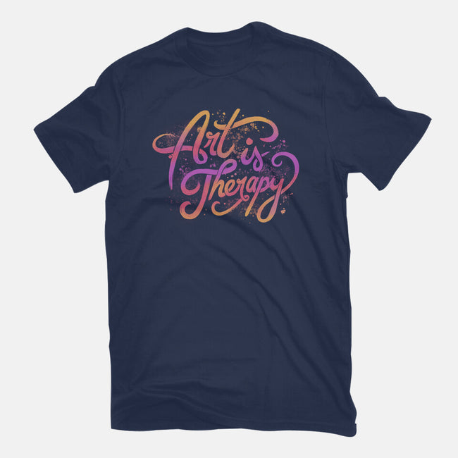 Art Is Therapy-womens fitted tee-tobefonseca