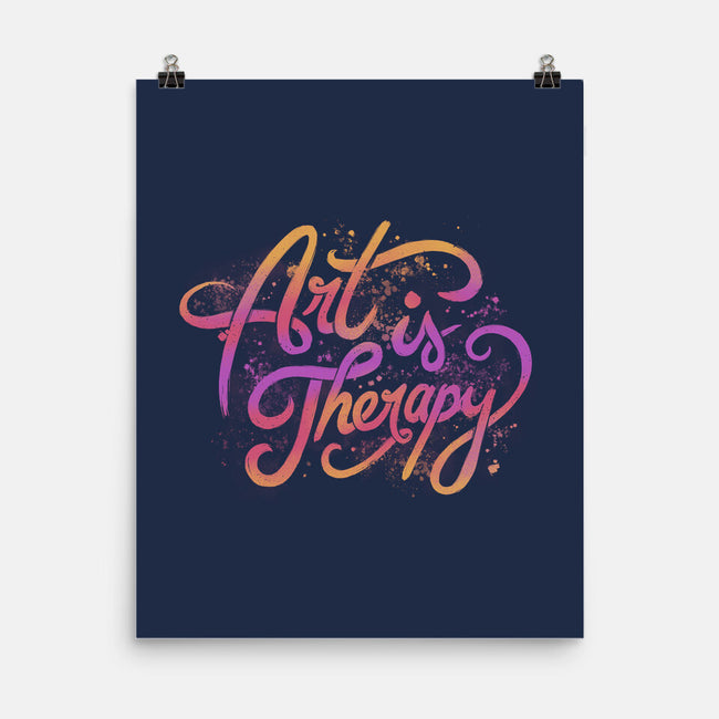 Art Is Therapy-none matte poster-tobefonseca