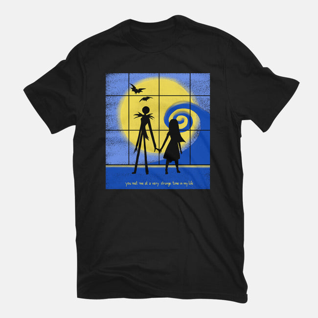 Strange Time-womens fitted tee-Plastic Dino