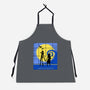 Strange Time-unisex kitchen apron-Plastic Dino