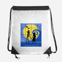 Strange Time-none drawstring bag-Plastic Dino
