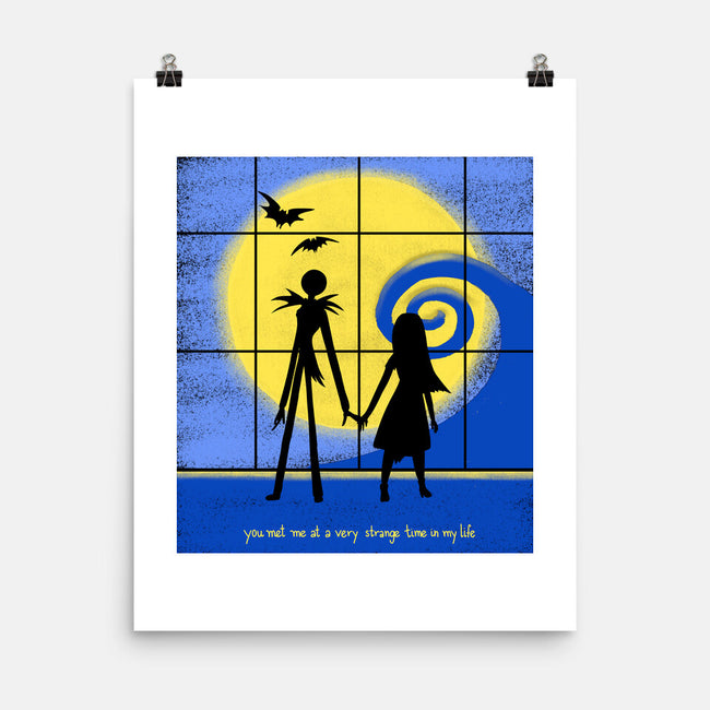 Strange Time-none matte poster-Plastic Dino