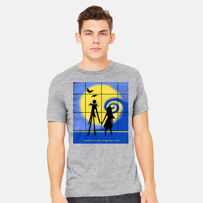 Strange Time-mens heavyweight tee-Plastic Dino