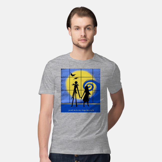 Strange Time-mens premium tee-Plastic Dino