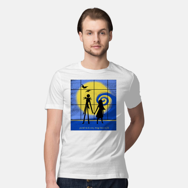 Strange Time-mens premium tee-Plastic Dino
