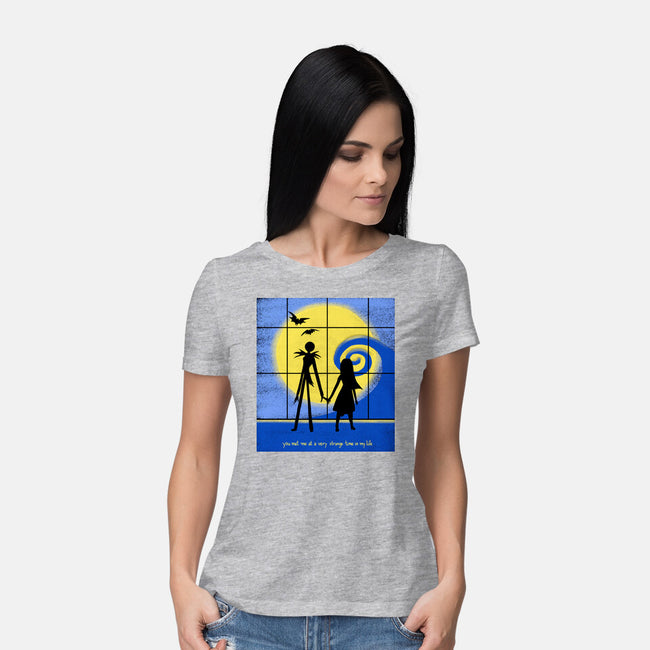 Strange Time-womens basic tee-Plastic Dino