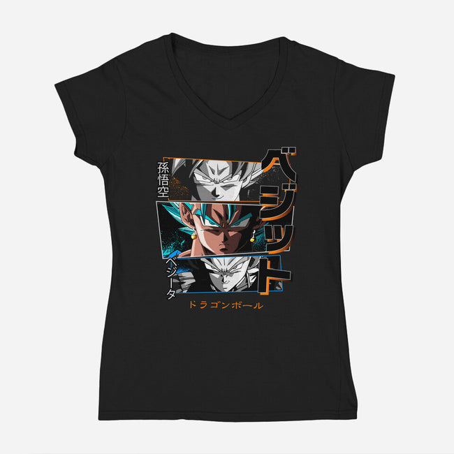 Pothala Fusion-womens v-neck tee-Diegobadutees