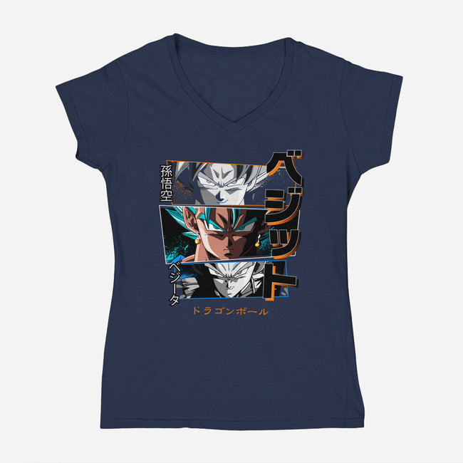 Pothala Fusion-womens v-neck tee-Diegobadutees