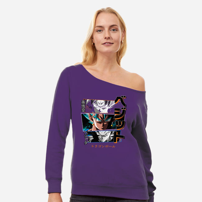 Pothala Fusion-womens off shoulder sweatshirt-Diegobadutees