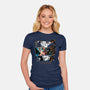 Pothala Fusion-womens fitted tee-Diegobadutees