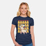 Everyday My Head Goes-womens fitted tee-eduely