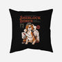 Sherlock Bones-none removable cover w insert throw pillow-eduely