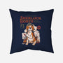 Sherlock Bones-none removable cover w insert throw pillow-eduely