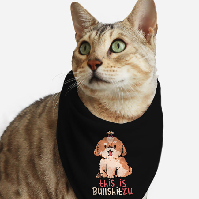 This Is Bullshitzu-cat bandana pet collar-eduely
