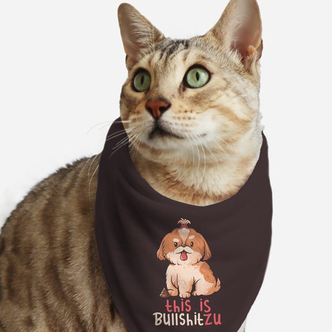 This Is Bullshitzu-cat bandana pet collar-eduely