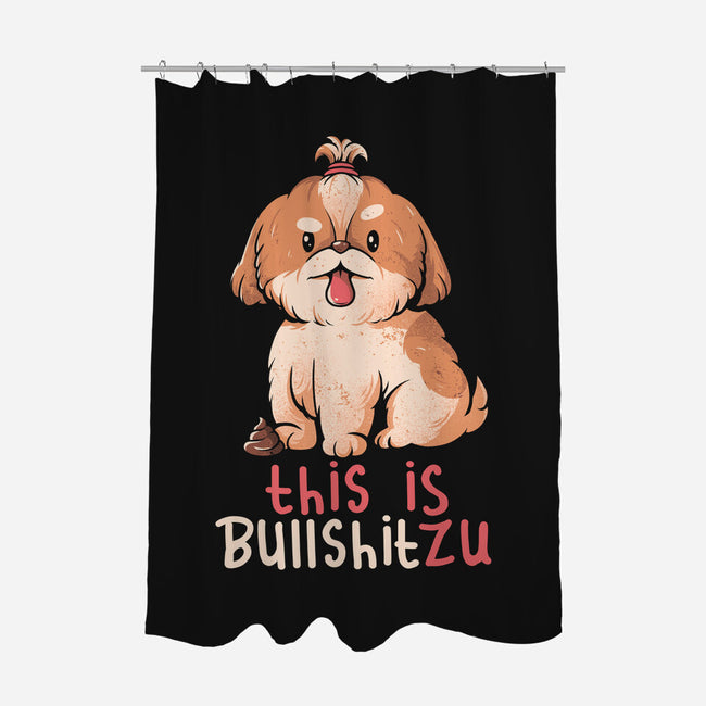 This Is Bullshitzu-none polyester shower curtain-eduely