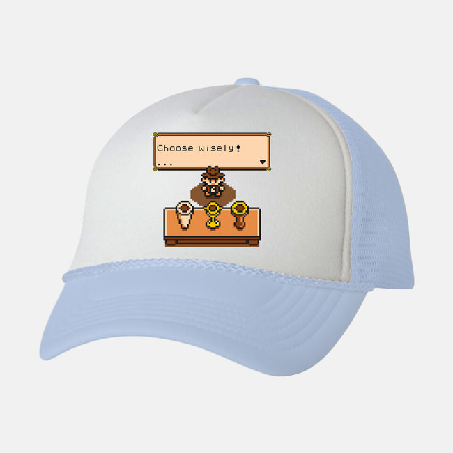 Choose Your Grail-unisex trucker hat-Olipop